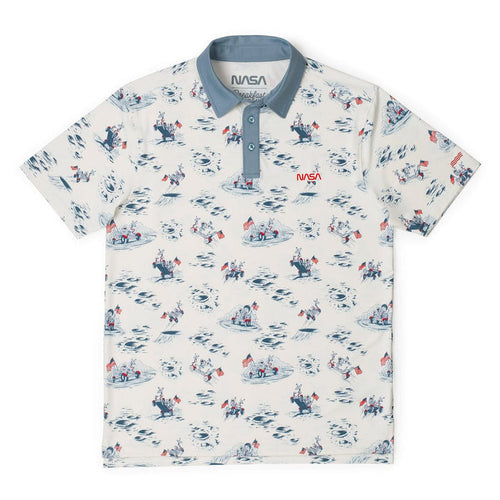 RSVLTS XS NASA Breakfast Balls All-Day Polo NASA "Moon Buggy (White)" – All Day Polo NASA "Moon Buggy (White)" – All Day Polo