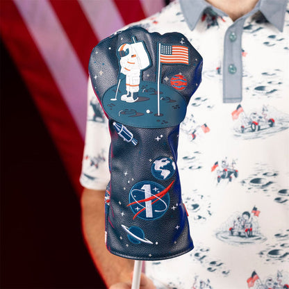 RSVLTS NASA Driver Headcover NASA "One Small Putt For Man" – Driver Headcover NASA "One Small Putt For Man" – Driver Headcover