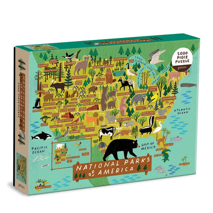 National Parks of America 1000 Piece Jigsaw Puzzle 1000 Piece Puzzles Anne Bentley