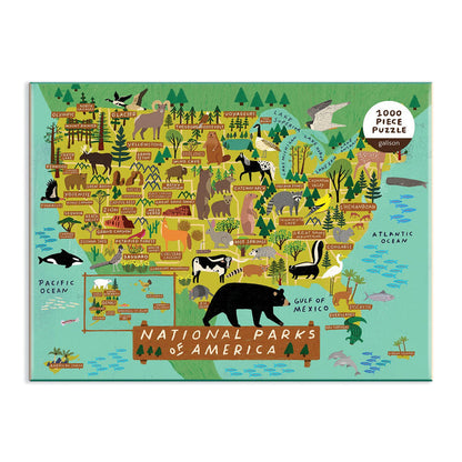 National Parks of America 1000 Piece Jigsaw Puzzle 1000 Piece Puzzles Anne Bentley
