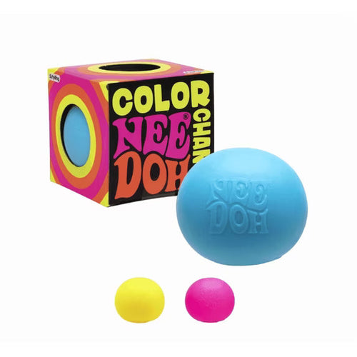 Nee Doh Color Change Ball 2.5 Inch Squish Ball Fidget Toy