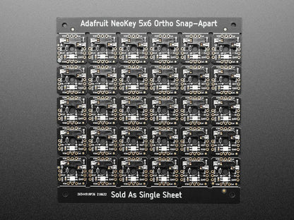 NeoKey 5x6 Ortho Snap-Apart Mechanical Key Switches w/ NeoPixel (For MX Compatible Switches) by Adafruit - The Pi Hut