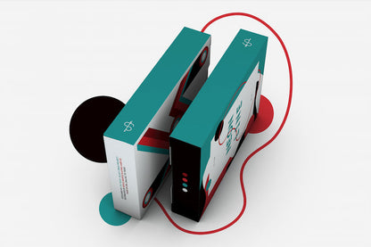 Neon Line Playing Cards by Riffle Shuffle Playing Card Company