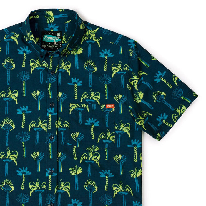RSVLTS XS RSVLTS Short Sleeve Shirt Neon Palmies – KUNUFLEX Short Sleeve Shirt