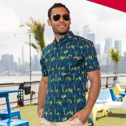 RSVLTS RSVLTS Short Sleeve Shirt Neon Palmies – KUNUFLEX Short Sleeve Shirt