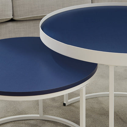 Nested Coffee Table Blue/White by Urban Style