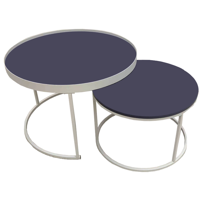 Nested Coffee Table Blue/White by Urban Style