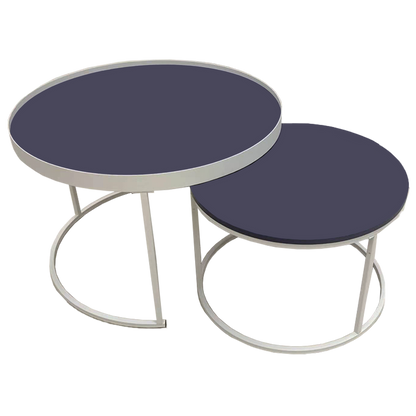 Nested Coffee Table Blue/White by Urban Style