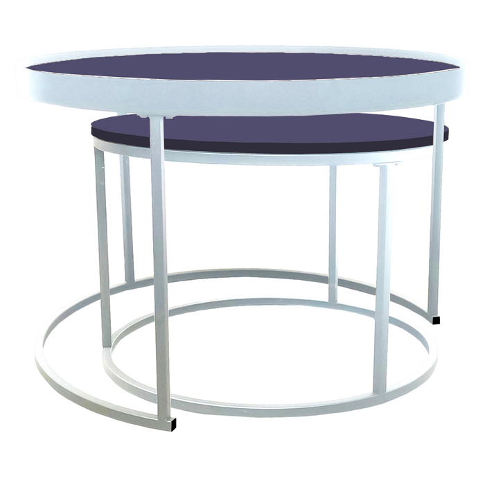 Nested Coffee Table Blue/White by Urban Style