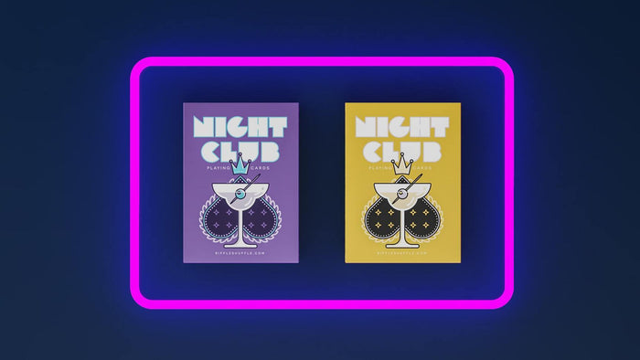 Nightclub UV Playing Cards by Riffle Shuffle Playing Card Company
