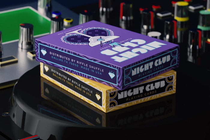 Nightclub UV Playing Cards by Riffle Shuffle Playing Card Company