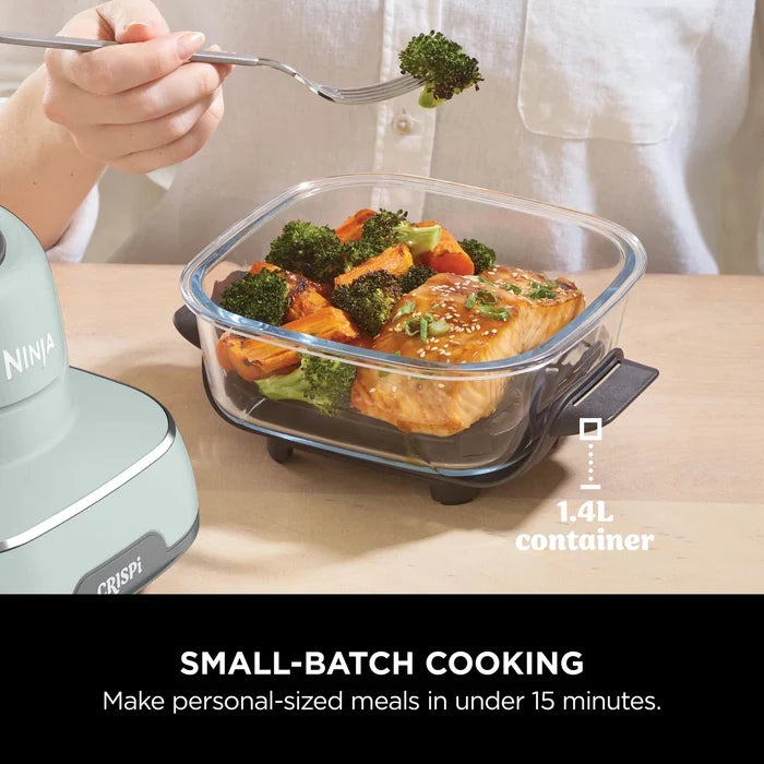 Ninja FN101UKSG CRISPi 4 in 1 Portable Glass Air Fryer Sage Sage