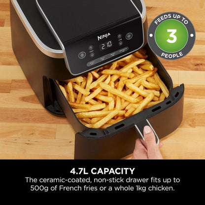 Ninja Pro 4.7L Air Fryer - Black | AF140UK Ninja Euronics Ireland