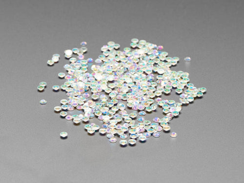 No-Foil Flat Back Rainbow Crystals for NeoPixel LEDs - 100 pack (SS16) [Discontinued] by Adafruit - The Pi Hut