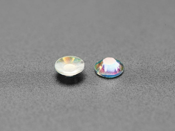 No-Foil Flat Back Rainbow Crystals for NeoPixel LEDs - 100 pack (SS16) [Discontinued] by Adafruit - The Pi Hut