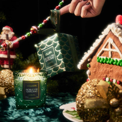 Noble Fir Garland - Classic Candle