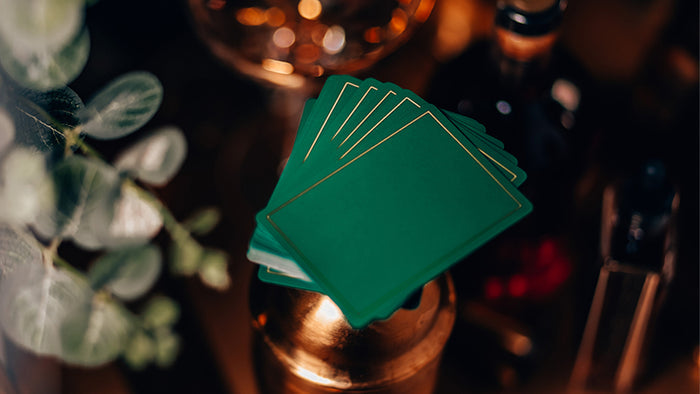 NOC Out: Green and Gold Playing Cards by HOPC