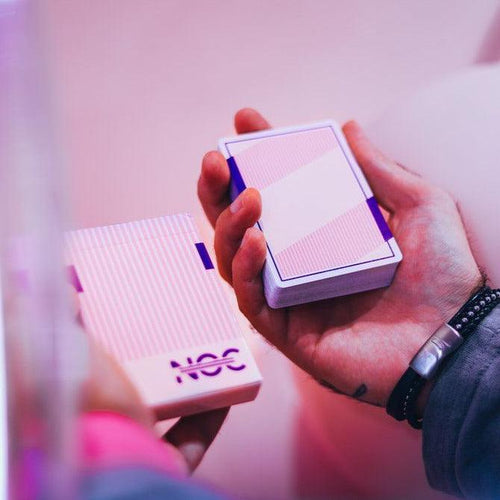 NOC3000X2 Pink Limited Edition Playing Cards Playing Cards by HOPC