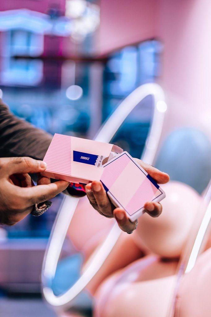 NOC3000X2 Pink Limited Edition Playing Cards Playing Cards by HOPC