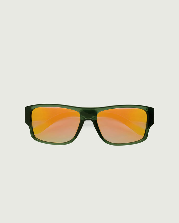Comet Solstice Polarized::Nolan Sunglasses square black recycled polyester top