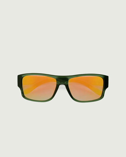 Comet Solstice Polarized::Nolan Sunglasses square black recycled polyester top
