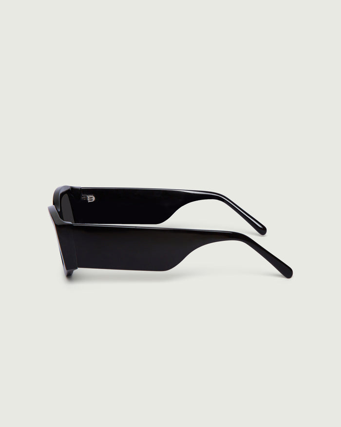 Ink::Nori Sunglasses cateye black recycled polyester side