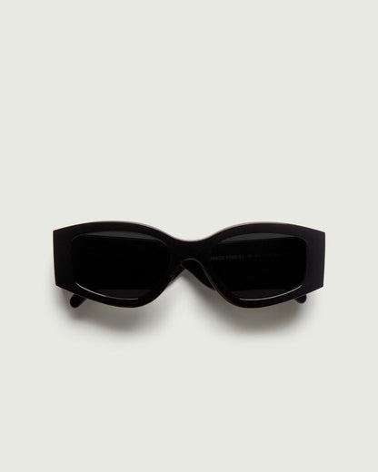 Ink::Nori Sunglasses cateye black recycled polyester top