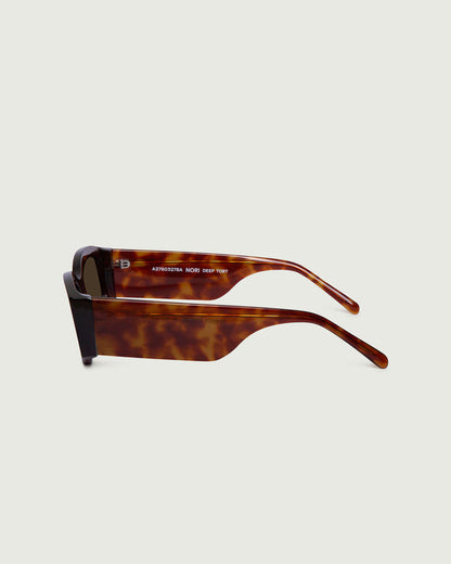 Deep Tort ::Nori Sunglasses cat eye tort bioacetate side
