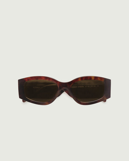 Deep Tort ::Nori Sunglasses cat eye tort bioacetate top