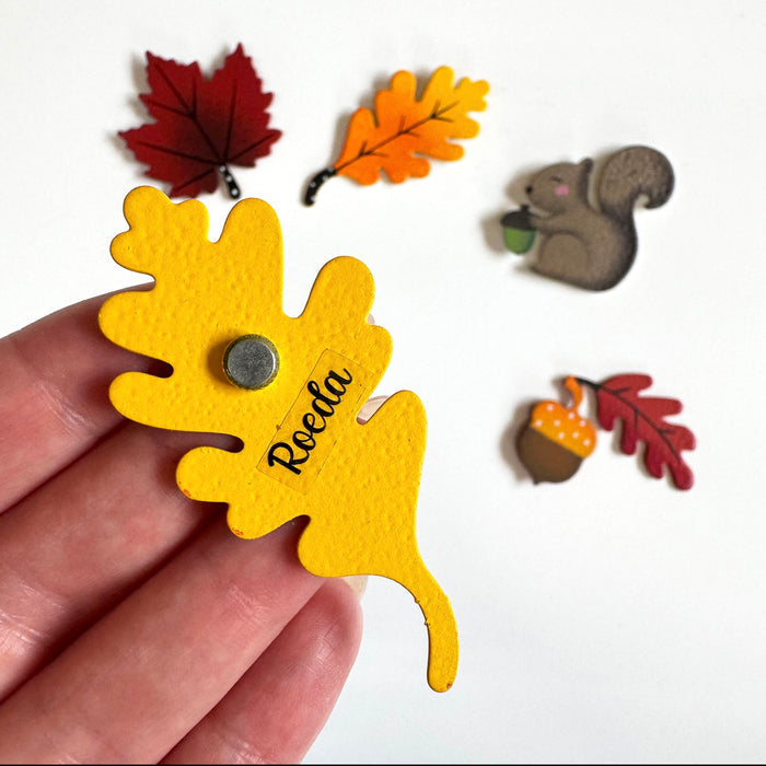 Oak Leaf Magnet Yellow