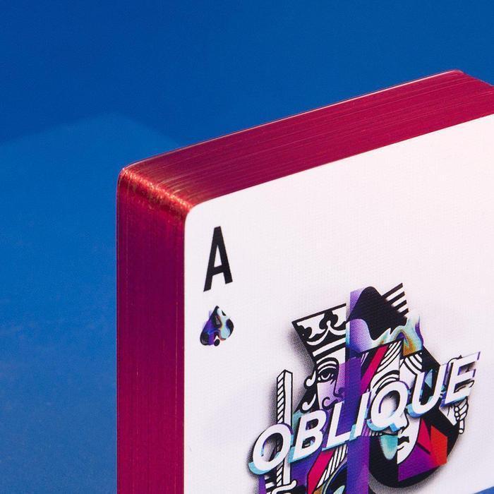 Oblique Gilded (Oblique Seal) Playing Cards by US Playing Card Co.