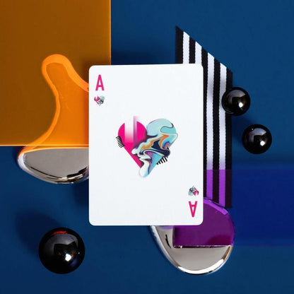 Oblique Gilded (Oblique Seal) Playing Cards by US Playing Card Co.