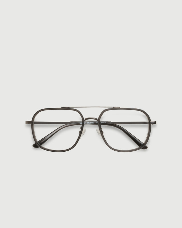 Locket::Octavio Eyeglasses pilot black metal top