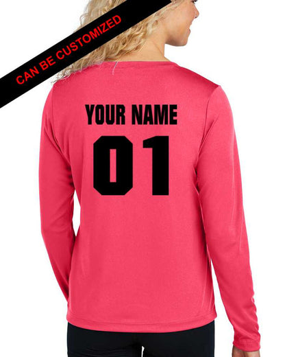 Off the Wall  Jersey/Tech Tee - Coral
