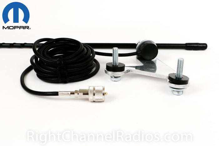 Official Mopar JK Jeep CB Radio Kit - Antenna Mount | Right Channel Radios