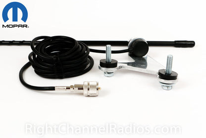 Official Mopar JK Jeep CB Radio Kit - Antenna Mount | Right Channel Radios