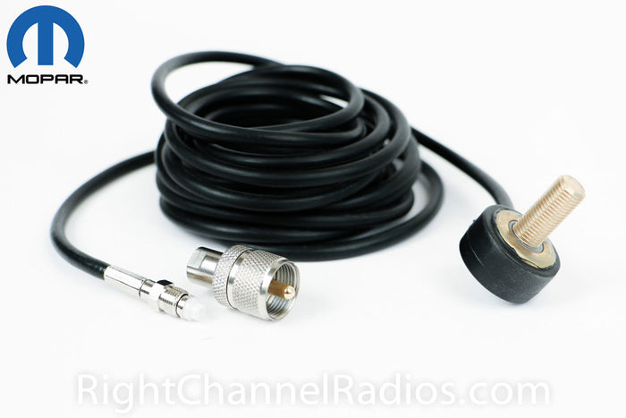 Official Mopar JK Jeep CB Radio Kit - Antenna Mount | Right Channel Radios