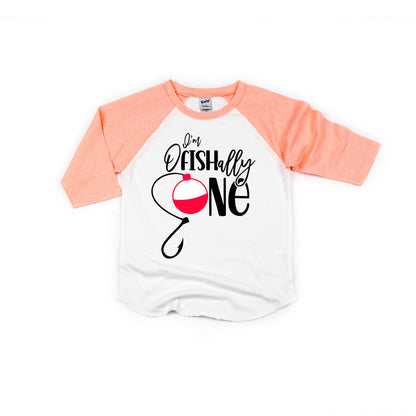 Ofishally One Personalized 1st Birthday Raglan