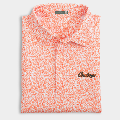 Oklahoma State Cowboys Fastball Printed Performance Polo