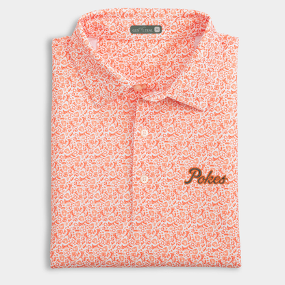 Oklahoma State Fastball Printed Performance Polo