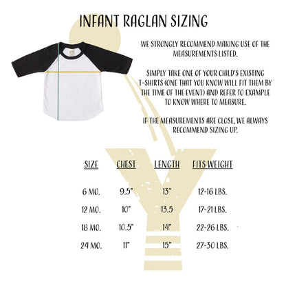 One Beach Ball Personalized Raglan