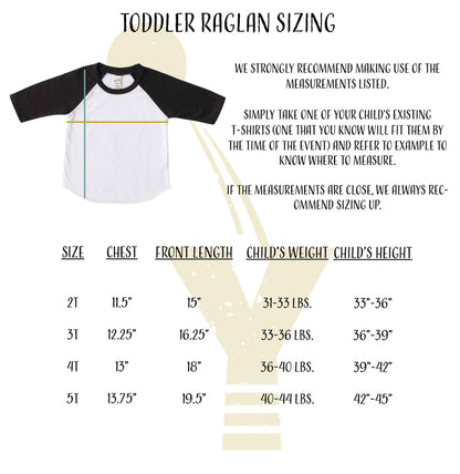 One Beach Ball Personalized Raglan