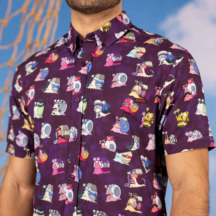 RSVLTS One Piece Short Sleeve Shirt One Piece "Puru-Puru-Puru" – KUNUFLEX Short Sleeve Shirt