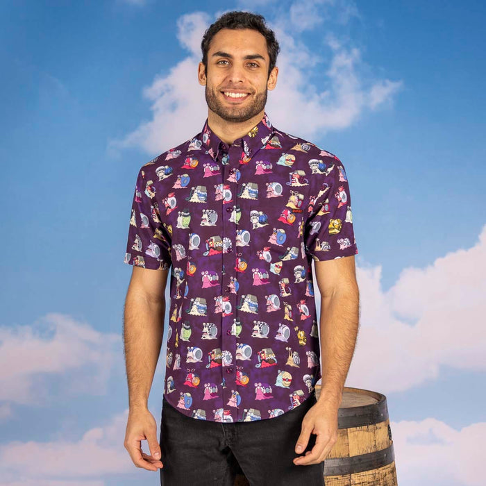 RSVLTS One Piece Short Sleeve Shirt One Piece "Puru-Puru-Puru" – KUNUFLEX Short Sleeve Shirt