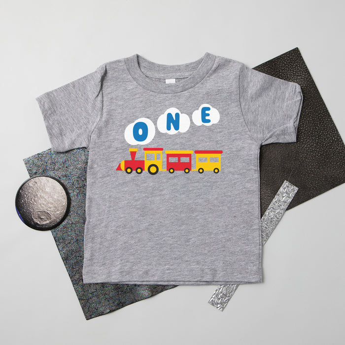 One Train Personalized 1st Birthday T-shirt or Bodysuit