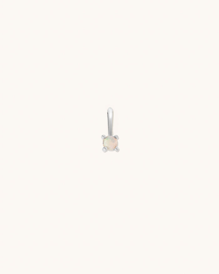 Opal Birthstone Charm