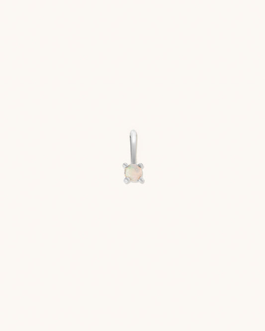 Opal Birthstone Charm
