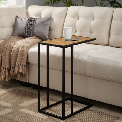 Openstyle Side Table English Oak with Black Frame by Urban Style -Home Living Store - -