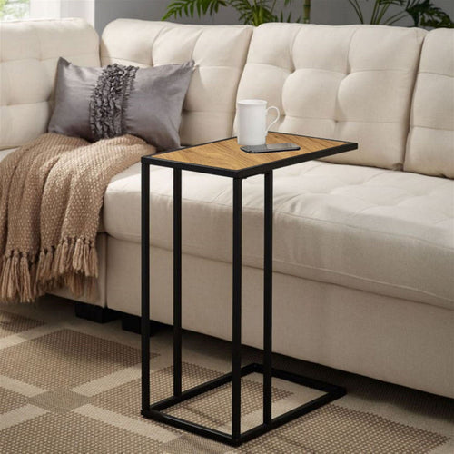 Openstyle Side Table English Oak with Black Frame by Urban Style -Home Living Store - -