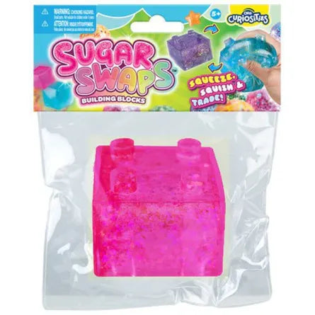 ORB 2.5 Inch Sugar Swaps™ Building Blocks Squishy Sensory Toy - Assorted
